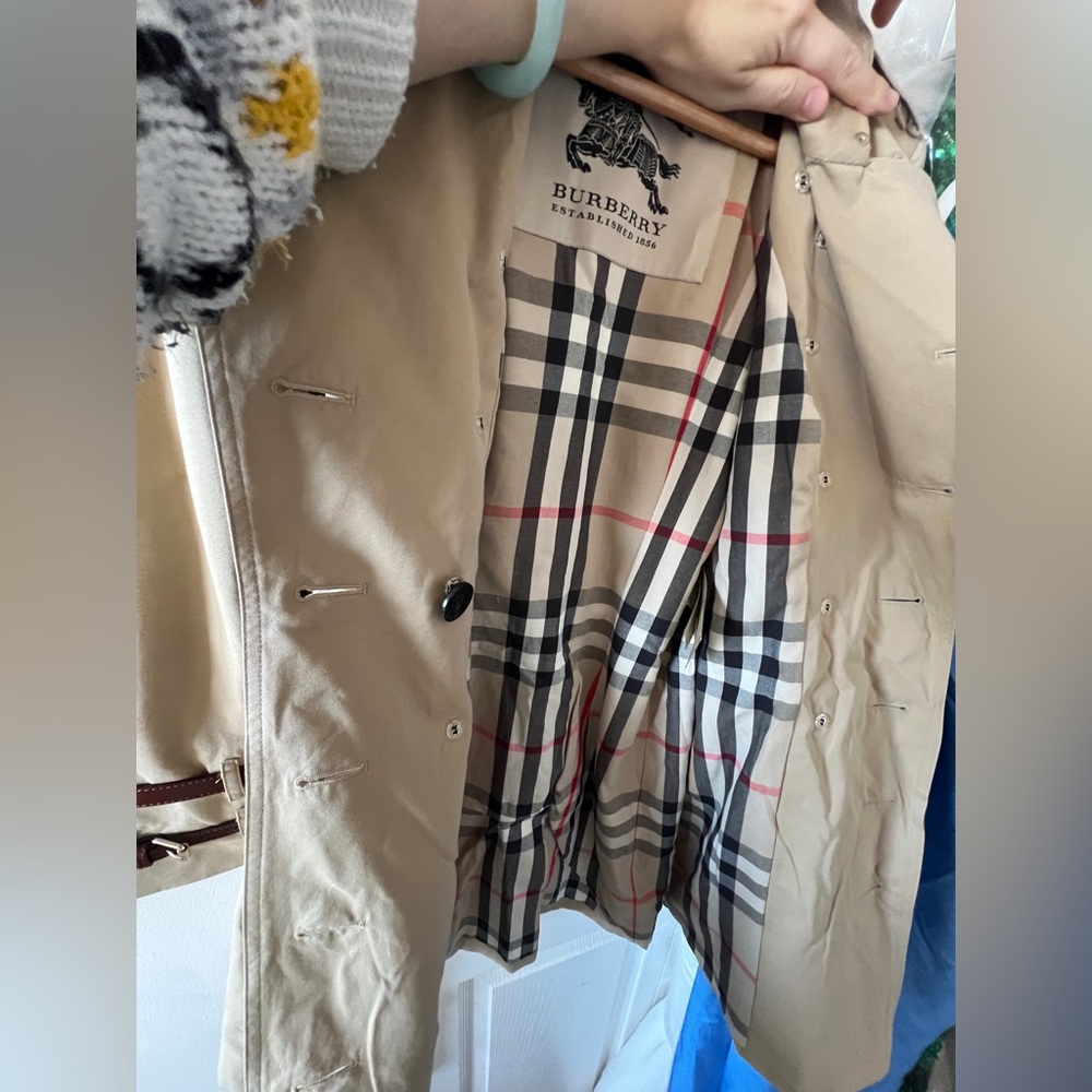 Burberry Prorsum Trench Coat with Leather Strap - Picture 15 of 17